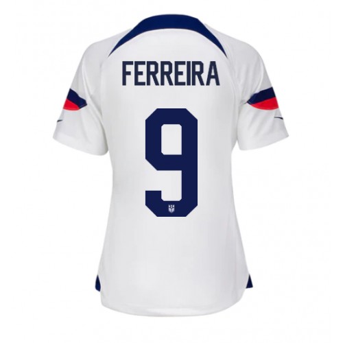 Maillot de foot États-Unis Jesus Ferreira #9 Domicile Femmes Monde 2022 Manches Courte